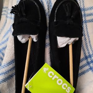 Crocs Lina Suede Genuine lined loafers